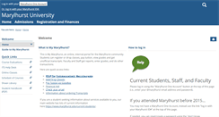 Desktop Screenshot of my.marylhurst.edu